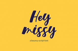 Hey Missy Font Download