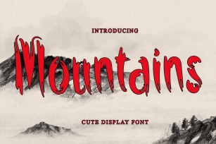 Mountains Font Download