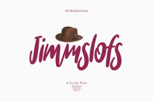 Jimmslofs Script Font Font Download