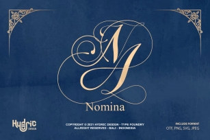 Nomina Monogran Font Download