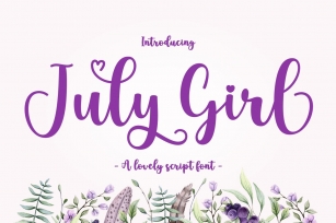 July Girl Font Download