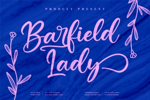 Barfield Lady Font Download