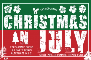 Christmas in July! Font Download