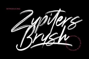 Zupiters Brush Font Font Download