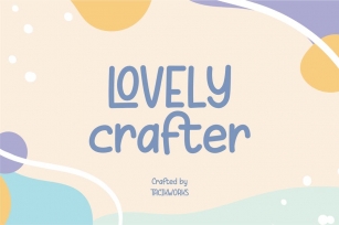 Lovely Crafter - Handwriting Font Font Download