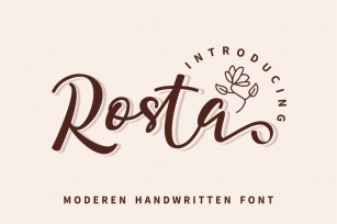 Rosta Font Download