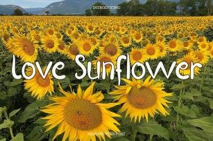 Love Sunflower Font Download