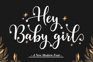 Hey Baby Girl Font Download