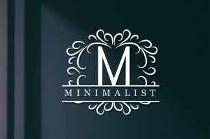 Minimalist Monogram Font Download