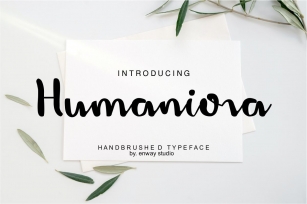 Humaniora Handbrush Font Download