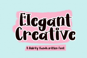 Elegant Creative Font Download
