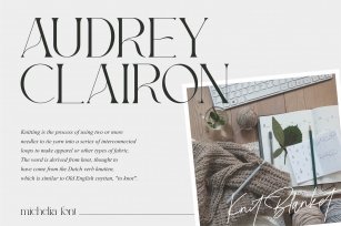 Audrey Clairon Font Download