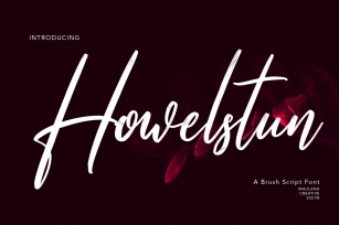 Howelstun Script Font Download