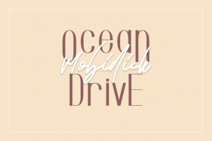 Ocean Drive Mobidick Font Download