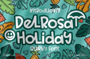 Delrosa Holiday Quirky Font LS Font Download