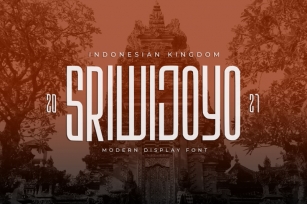 Sriwijoyo - Sans Serif Font Font Download