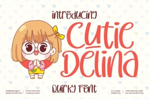 Cutie Delina Quirky Font LS Font Download