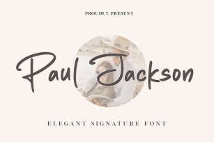 Paul Jackson Elegant Signature Font Font Download