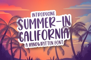 Summer in California Font Download