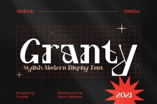 Decorative Font - Granty Font Download