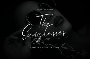 The Sunglasses - Signature Font Font Download