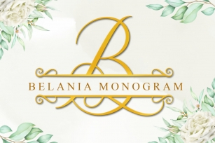 Belania Monogram Font Download