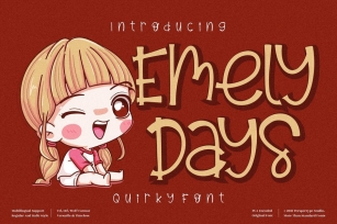 Emely Days Quirky Font LS Font Download