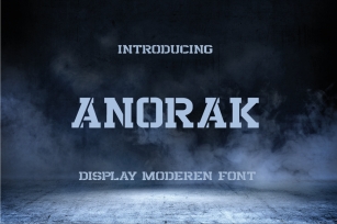 Anorak Font Download