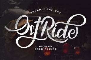 OstRide | Modern Bold Font Font Download