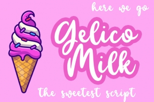 Gelico Milk Font Download