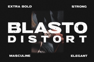 Blasto Distort Advertisement Font Font Download