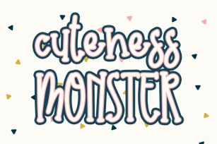 Cuteness Monster Font Download