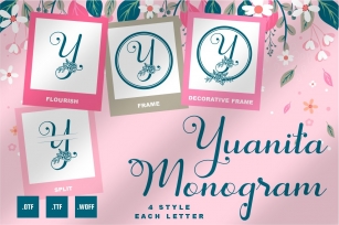 Yuanita Monogram Font Download
