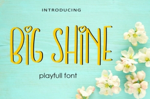 AM Big Shine - Playful Font Font Download