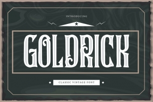 Goldrick | Classic Vintage Font Font Download