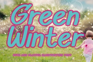 Green Winter Font Download