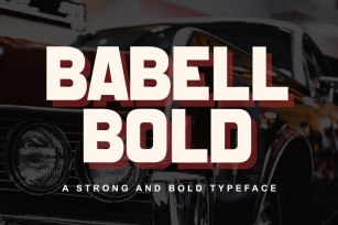 DS Babell Bold - Strong Typeface Font Download