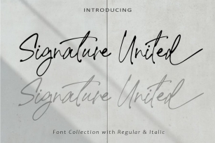 AM Signature United Font Download