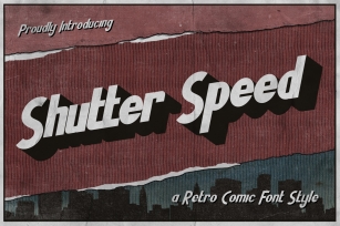 Shutter Speed Font Download