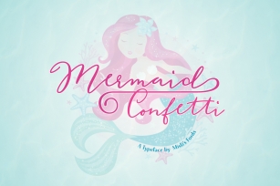 Mermaid Confetti Font Download
