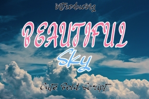 Beautiful Sky Font Download