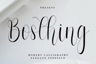 Bosthing Font Download