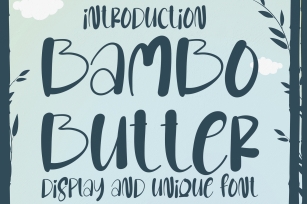 Bambo Butter Font Download