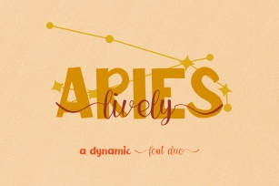 Lively Aries Duo Font Download