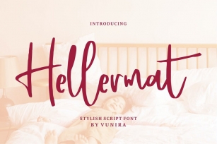 Hellermat | Stylish Script Font Font Download