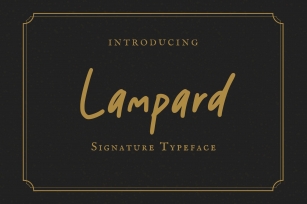 Lampard Font Download
