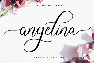Angelina Lovely Script Font Download