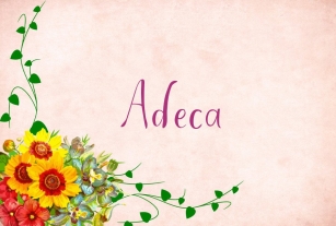 Adeca Font Download