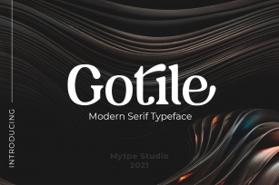 Gotilev- Serif Typeface Font Download