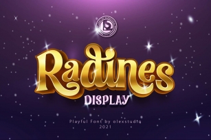 RADINES Display Font Download